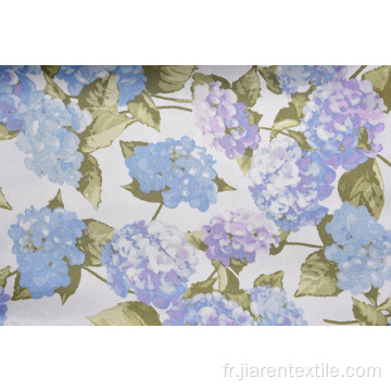 Tissus imprimés à motif de fleurs violettes de haute qualité